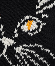画像をギャラリービューアに読み込む, THRIFTY LOOK / HAND KNITTING "CAT" ROLL NECK SWEATER