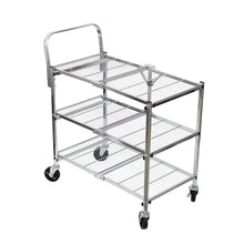 画像をギャラリービューアに読み込む, Metal Folding Cart "3 Tier"