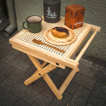 画像をギャラリービューアに読み込む, 【60%off‼️展示品 】MOUNTAIN RESEARCH Rattan Table,Stool