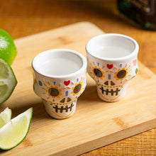 画像をギャラリービューアに読み込む, Sugar Skull Shot Glasses KIKKERLAND シュガー スカル ショット グラス
