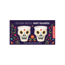 画像をギャラリービューアに読み込む, Sugar Skull Shot Glasses KIKKERLAND シュガー スカル ショット グラス
