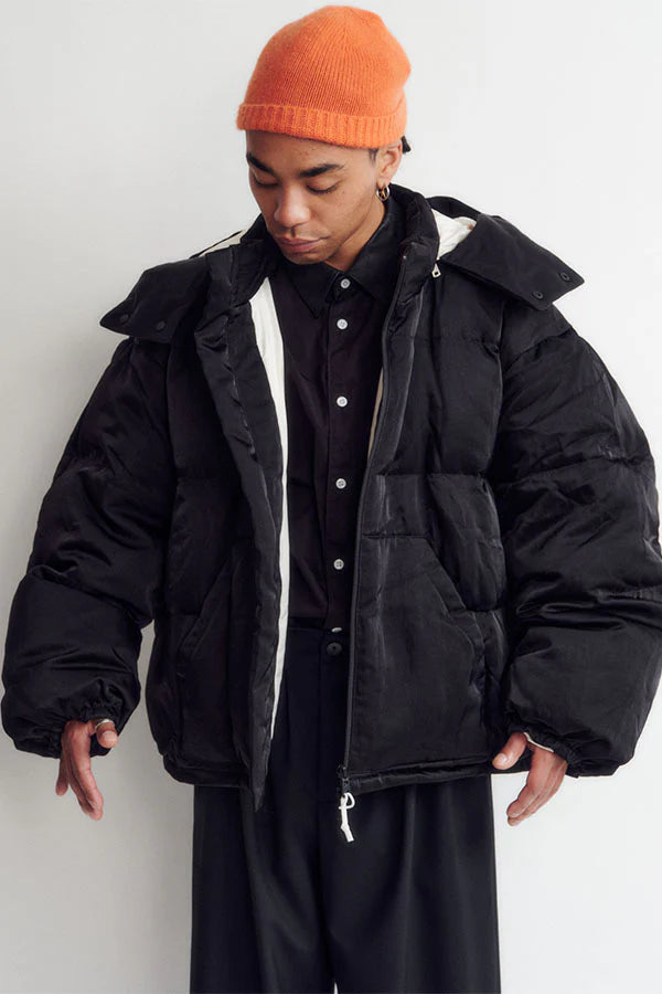 Hoodie puffer jacket（F/CE.×DIGAWEL) Black S size – mountain