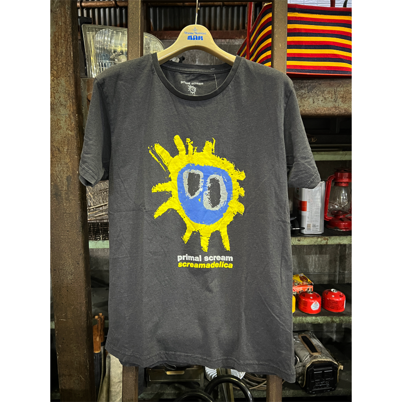 プライマルスクリーム　Screamadelica 90年代　Tシャツ　イギリス製 90's PRIMAL SCREAM / SCREAMADELICA / S/S TEE｜Tシャツ専門の