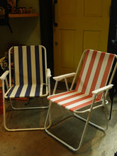 画像をギャラリービューアに読み込む, 【20%off‼️】2脚set！STRIPE BEACH CHAIR ストライプビーチチェア
